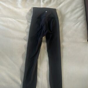 Lululemon womans size zero black leggings